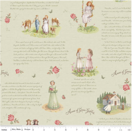 Anne of Green Gables - Main Print - Sage